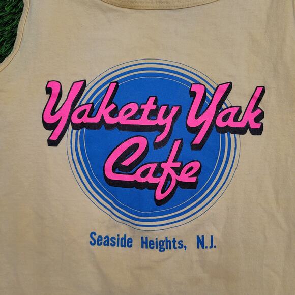 Vintage 80s Yakety-Yak Cafe Tank-Top Womens Large 20x28 USA - Picture 12 of 16